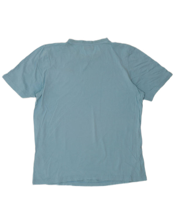 Camiseta Kappa Hombre Top Large Azul Algodón