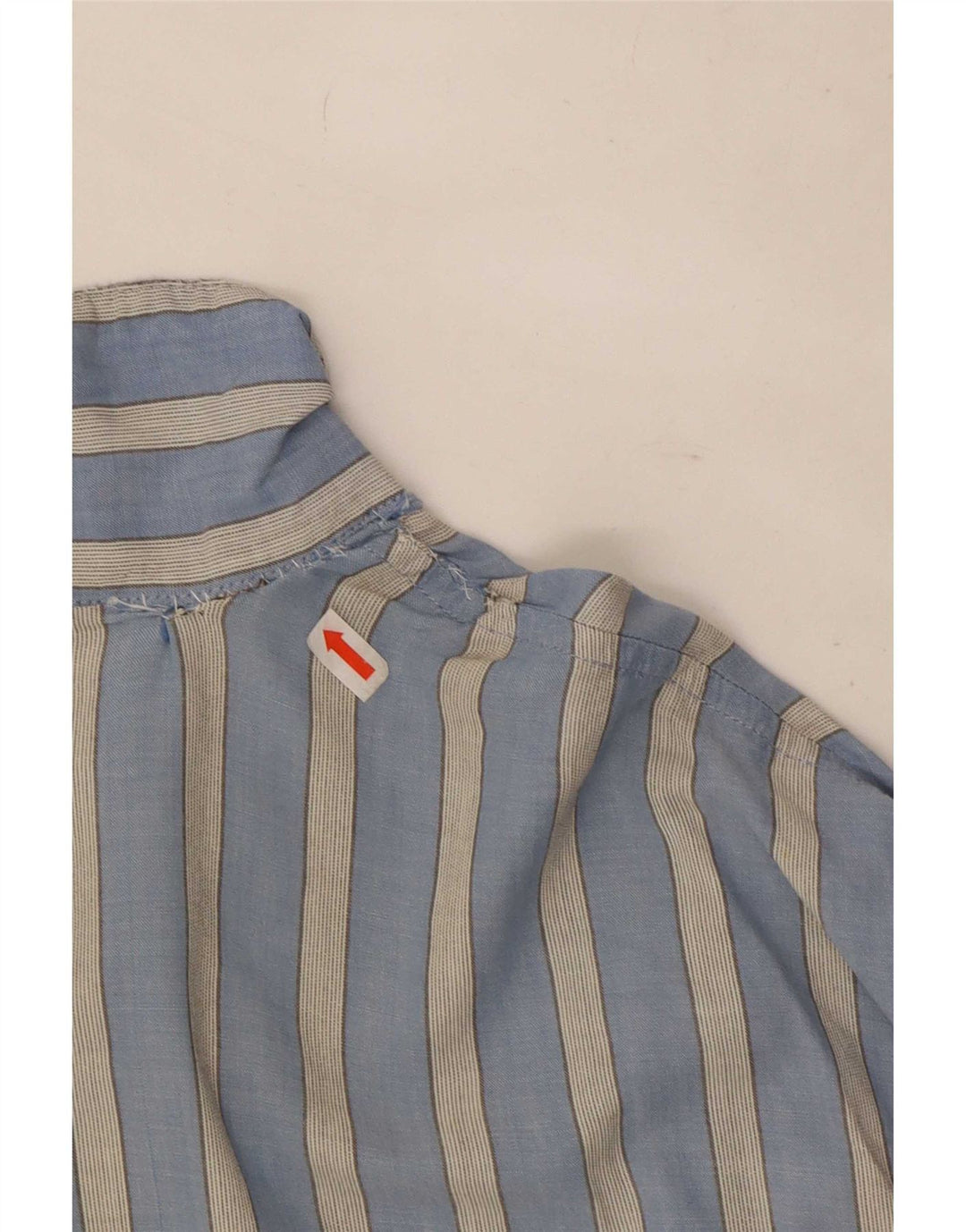 Calvin Klein Camisa tipo jersey de manga corta para hombre Algodón a rayas azules grandes
