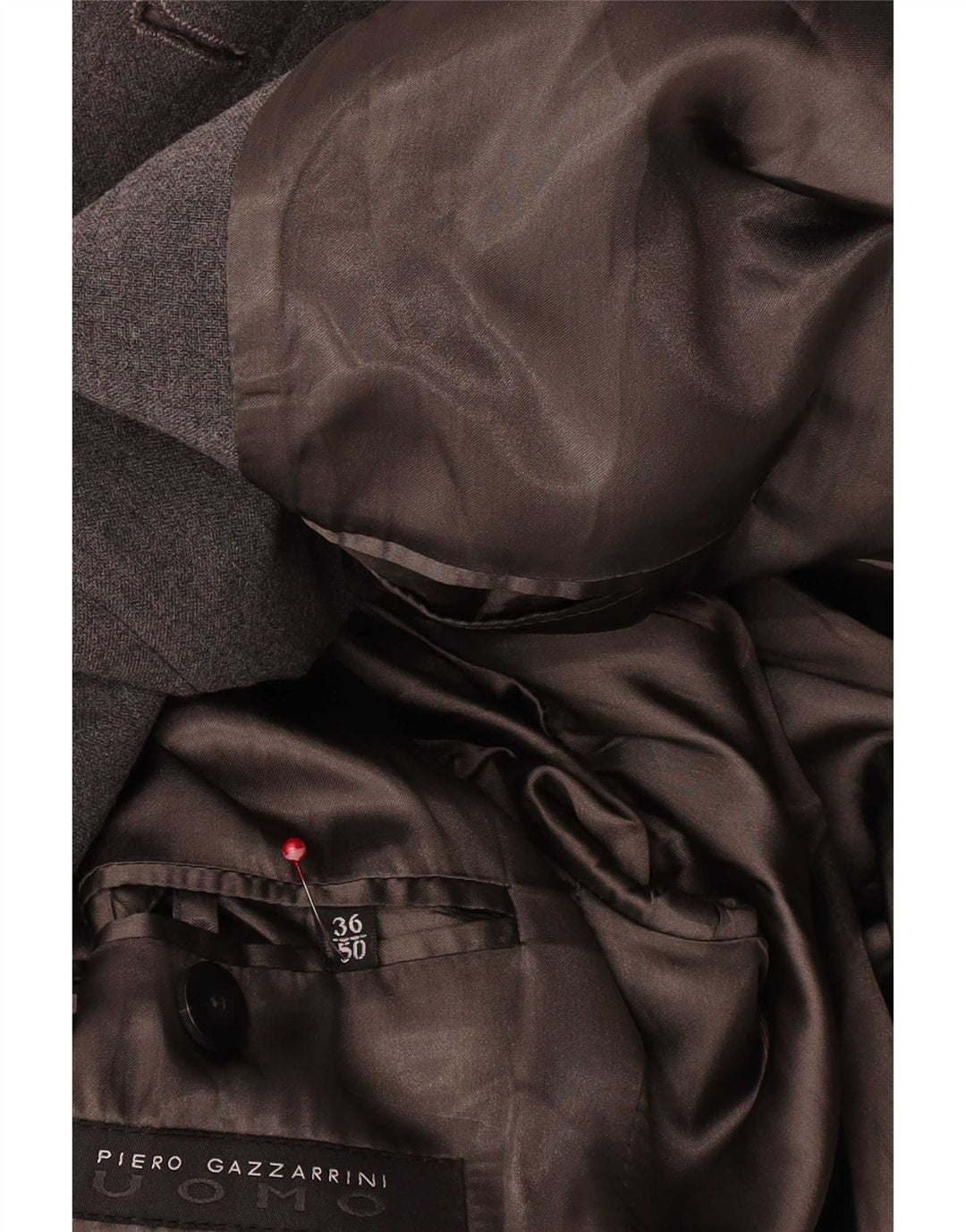 Gazzarrini Abrigo para hombre IT 50 Grande Gris