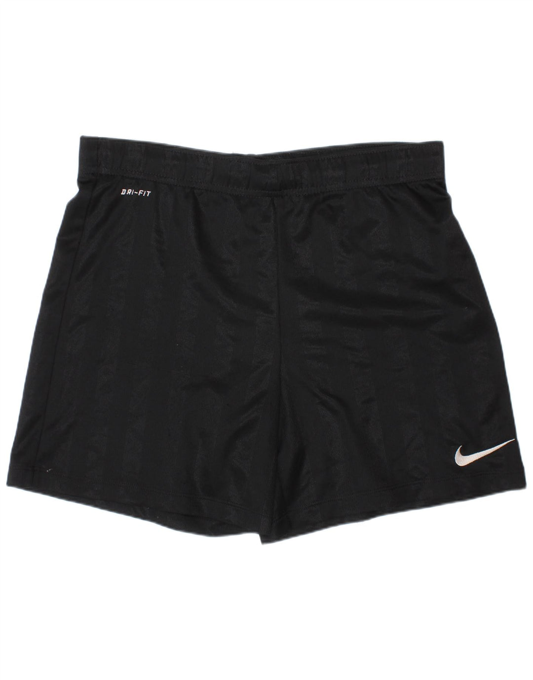 Nike Pantalones cortos deportivos Dri Fit para niños 10-11 años Poliéster a rayas negras medianas