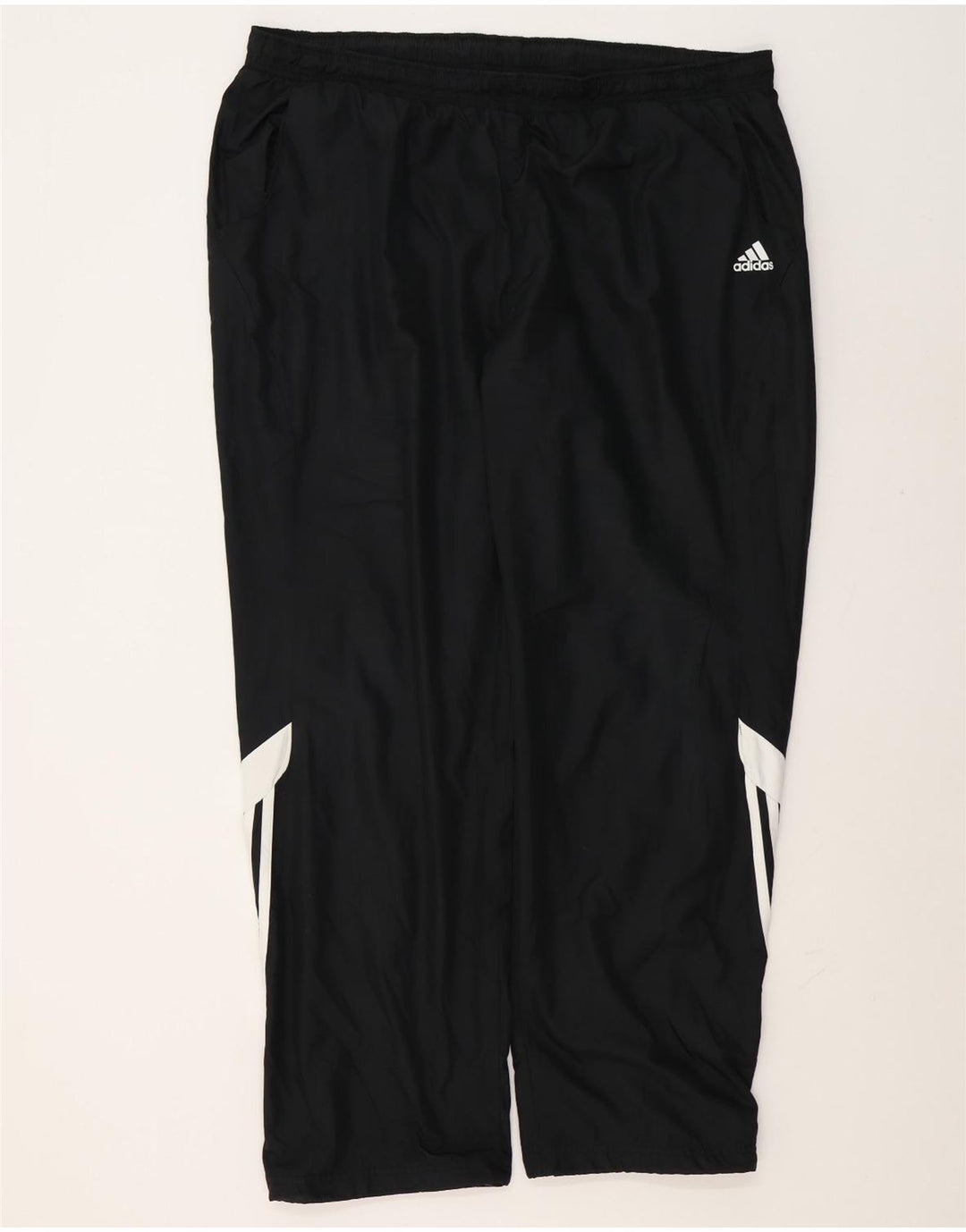 Adidas - Pantalón de chándal para hombre, talla 2XL, color negro, poliéster