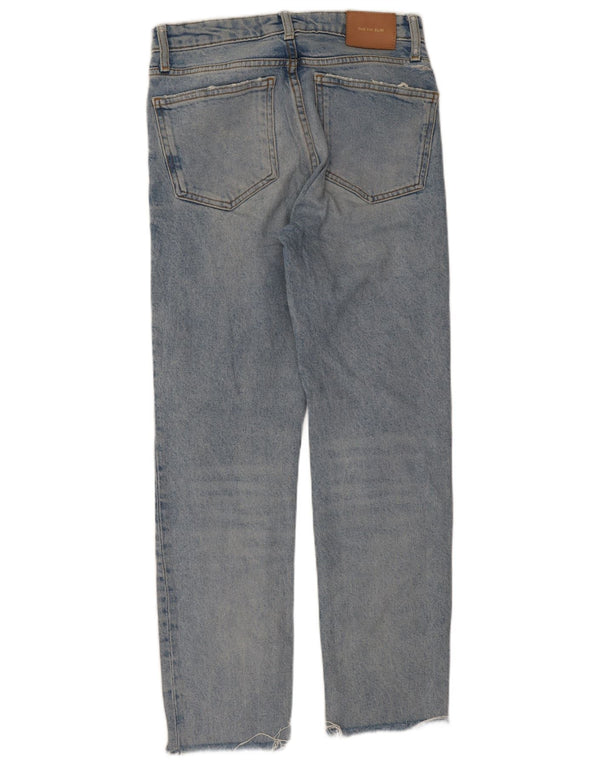 Zara Vaqueros Slim Mujer EU 34 2XS W24 L26 Azul