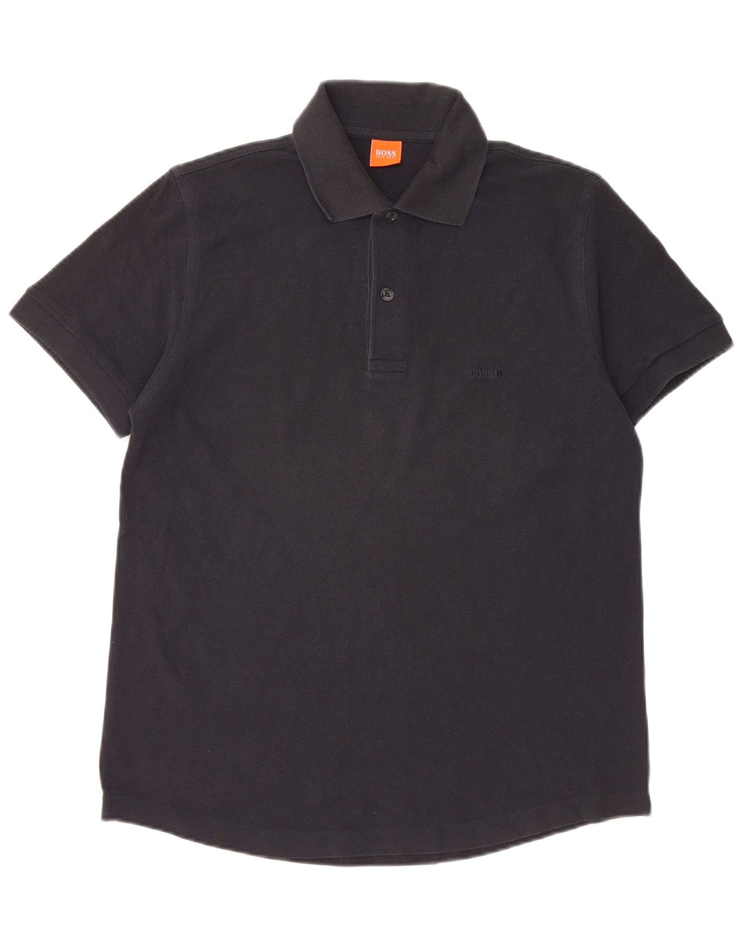 Polo Hugo Boss Hombre Algodón Negro Medio
