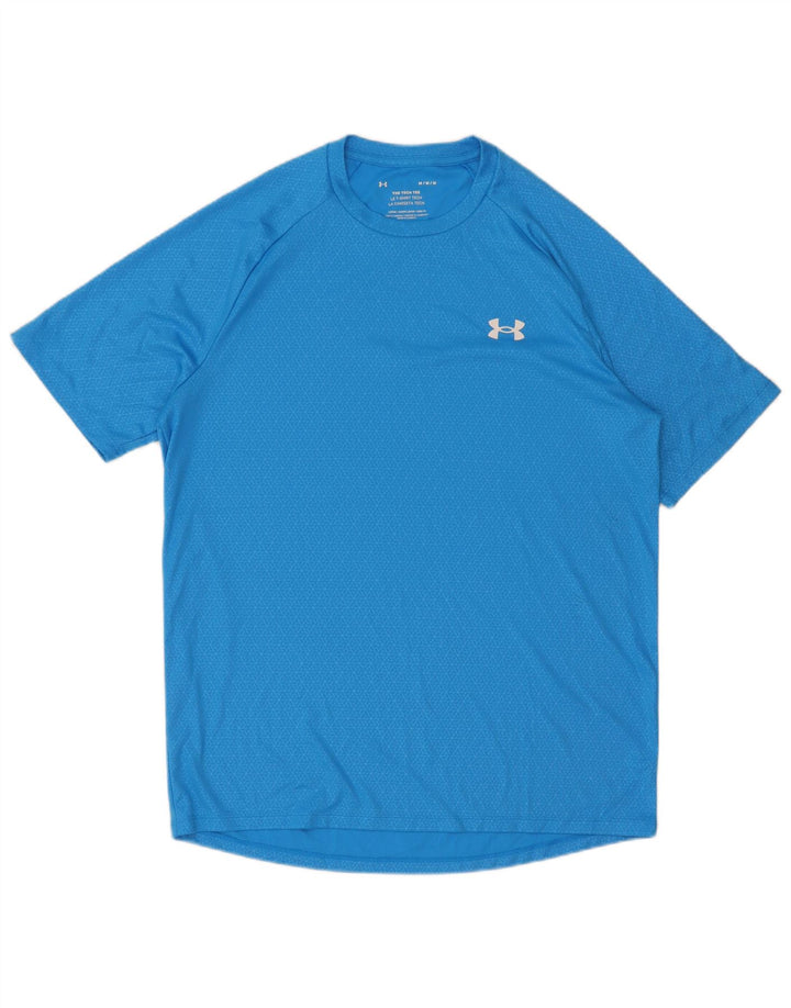Camiseta Under Armour Hombre Top Medium Azul Geométrico