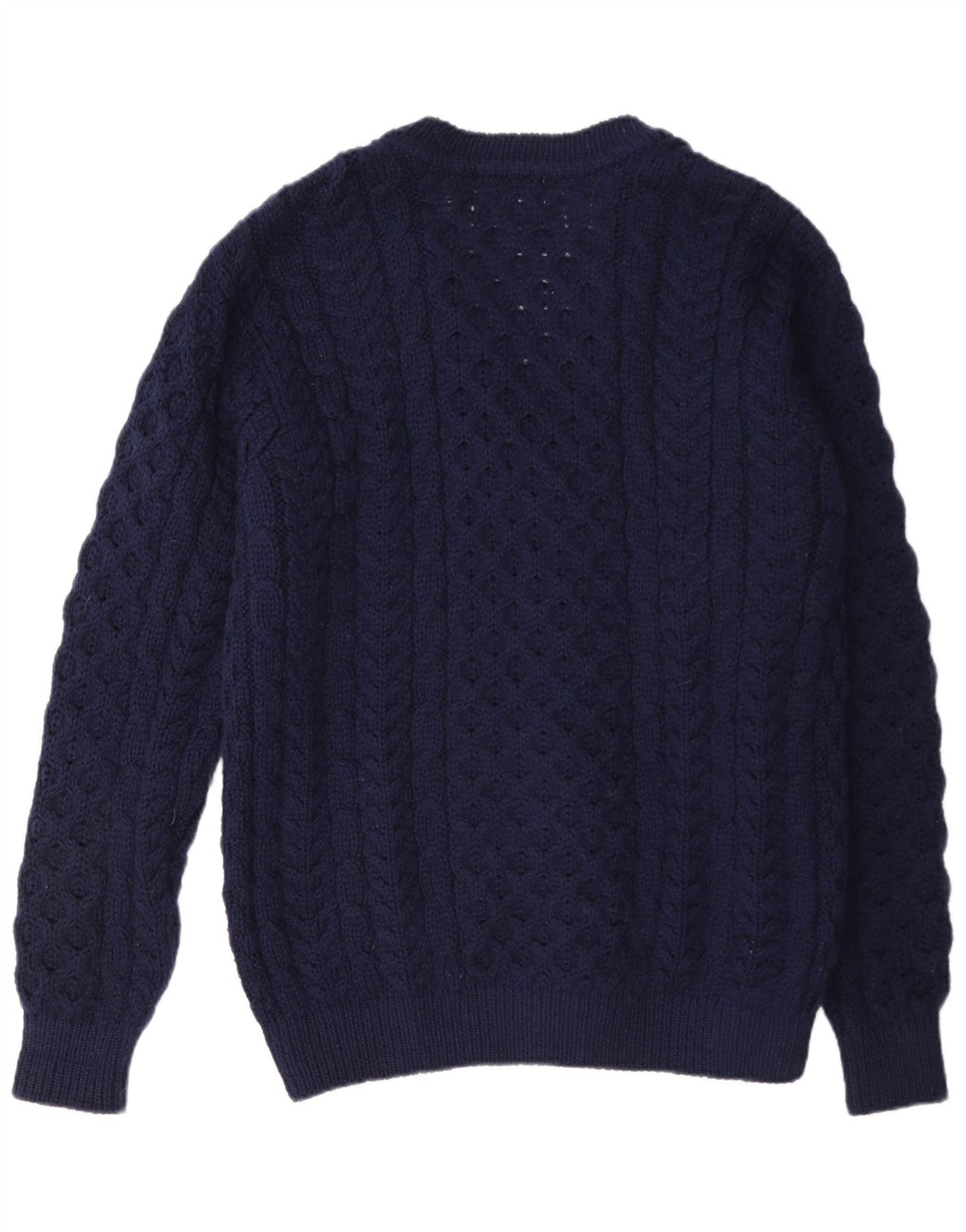 L.L.Bean Suéter tipo cárdigan para hombre Lana azul marino medio