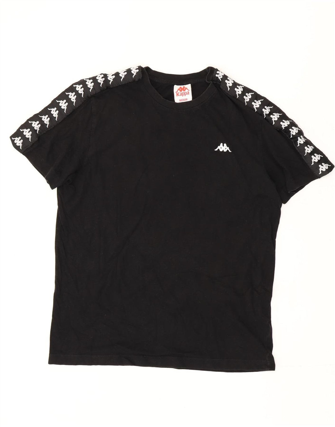 Kappa - Camiseta gráfica para hombre, talla mediana, color negro