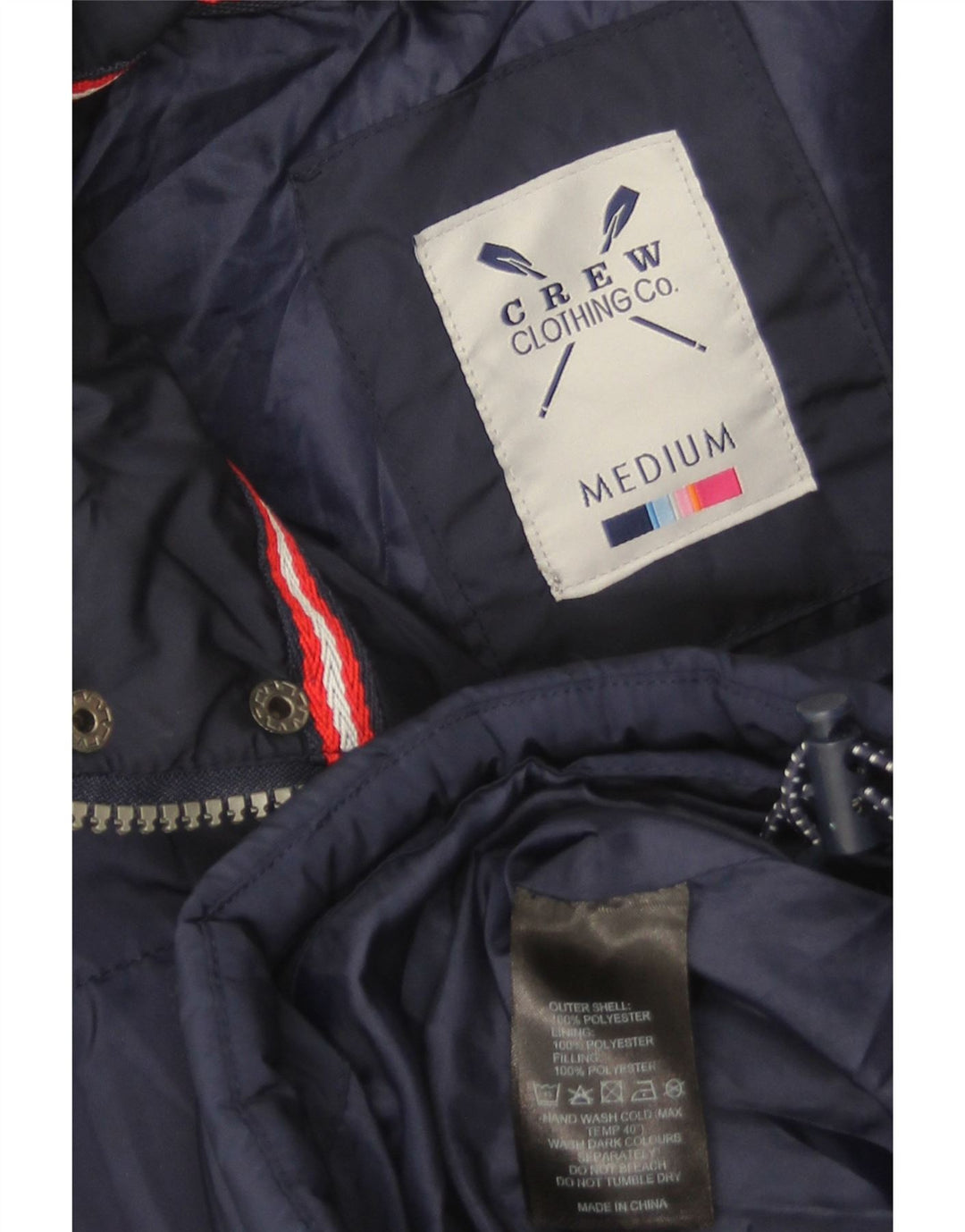 Crew Clothing Chaleco acolchado para hombre UK 38 Medio Azul marino Poliéster