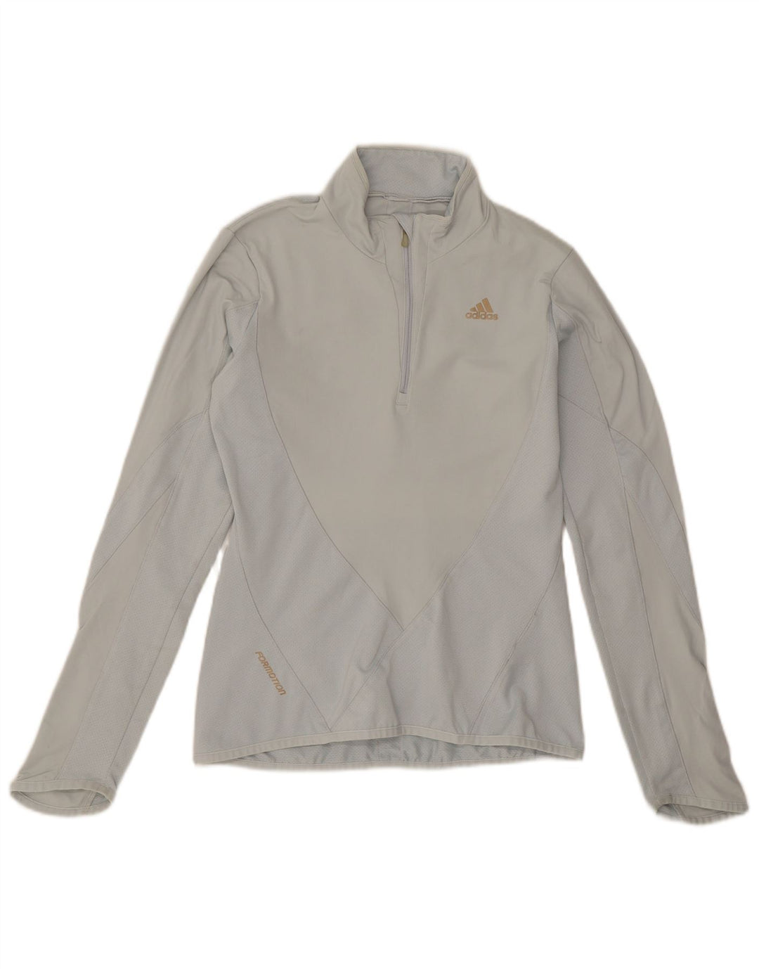 Adidas Climacool - Chándal con cremallera y cuello para mujer, talla 10, color gris