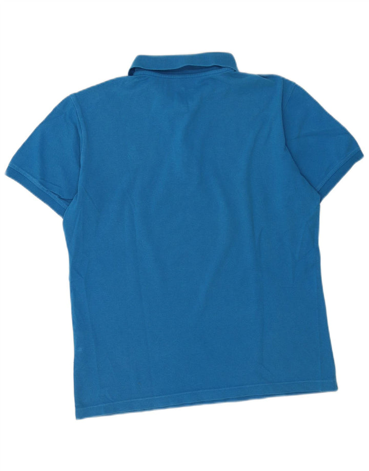 Polo Jack Wolfskin para hombre de algodón azul grande