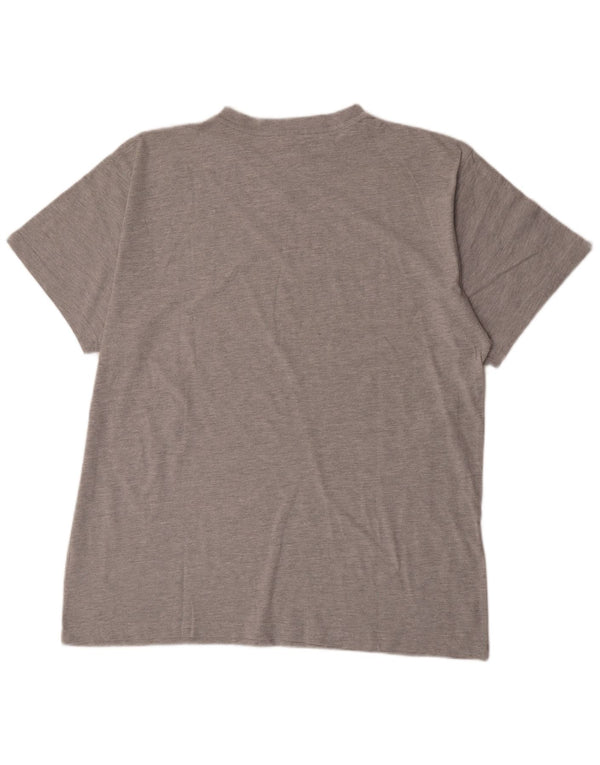 Nike - Camiseta para hombre, talla 47/48, 2XL, algodón moteado gris