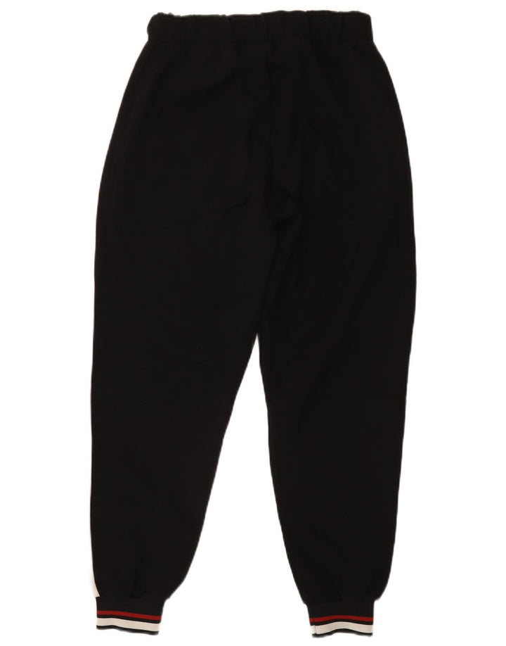 Zara Mujer Pantalones De Chándal Joggers Small Negro Colorblock Poliéster