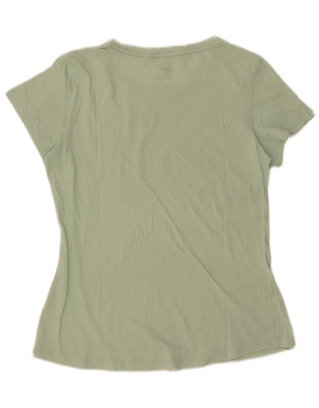 Puma - Camiseta gráfica para mujer, talla 40, color verde medio