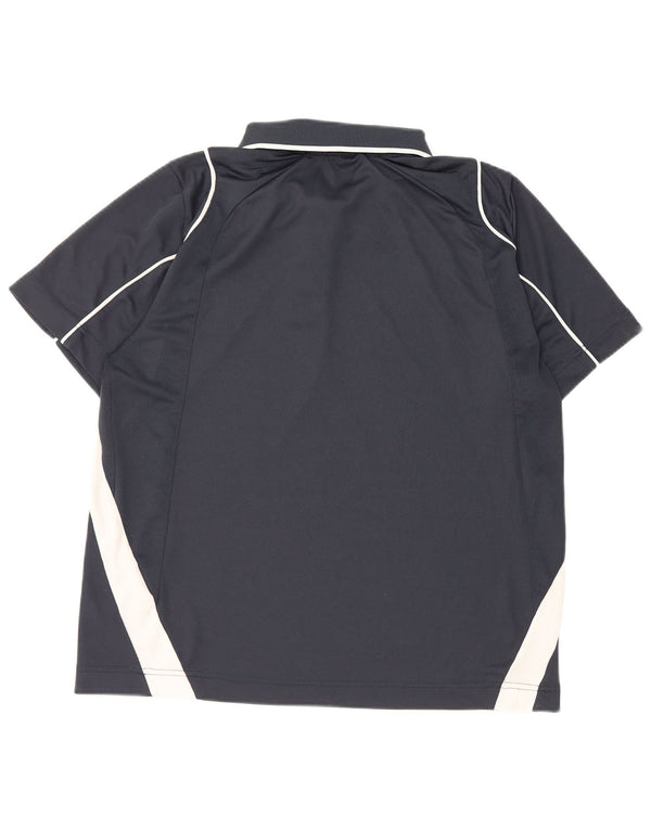 Polo Lotto Hombre Poliéster Color Block Azul Marino Medio