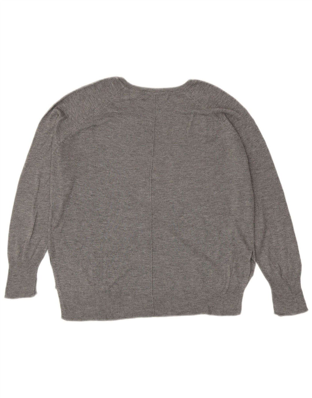 Zara - Jersey con cuello barco para mujer, talla 40, color gris medio