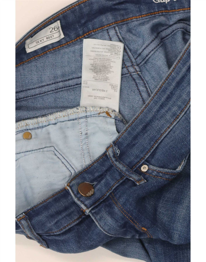 Gap Jeans desgastados sexys para mujer W26 L31 Algodón azul