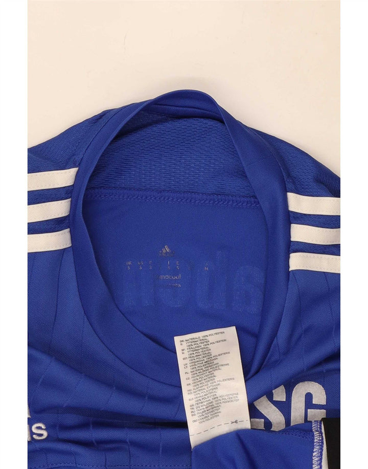Adidas Hombre Climacool Graphic Camiseta Top Pequeño Azul Colorblock Poliéster