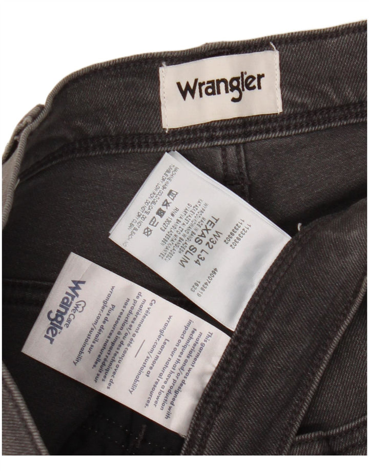 Wrangler Vaqueros ajustados Texas para hombre W32 L34 Algodón gris