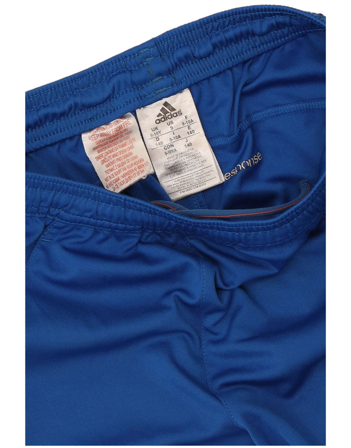 Adidas Chicos Climalite Sport Shorts 9-10 Años Azul Poliéster