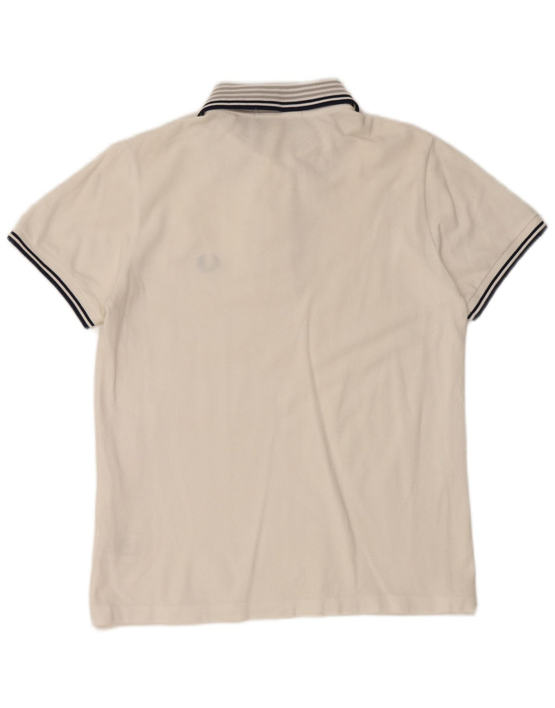 FRED PERRY Polo de edición especial para hombre pequeño de algodón blanco