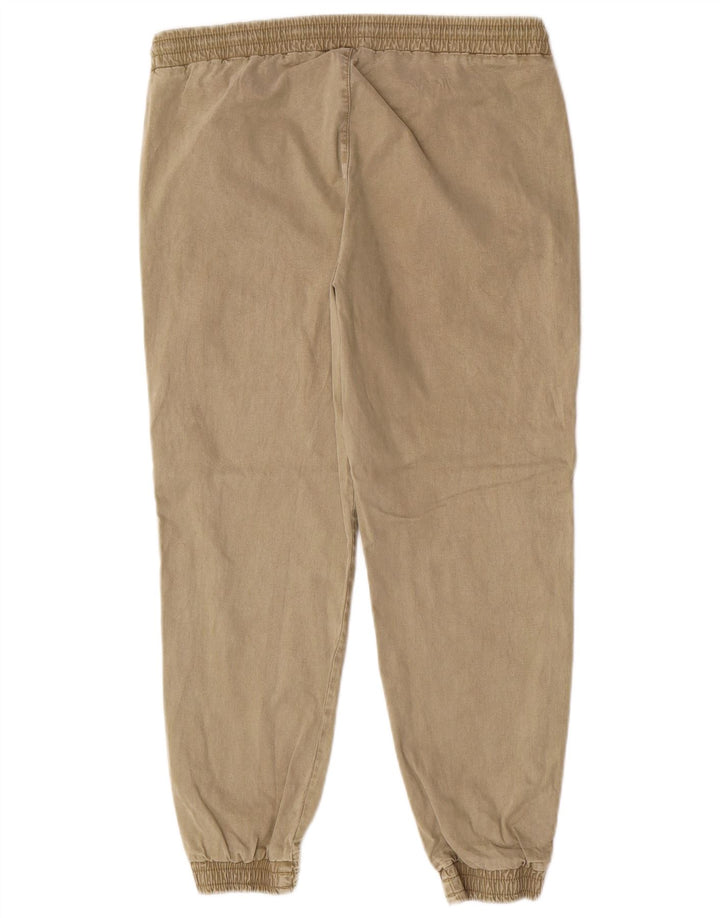 Zara Mujer Pantalones Joggers Grande W30 L26 Caqui