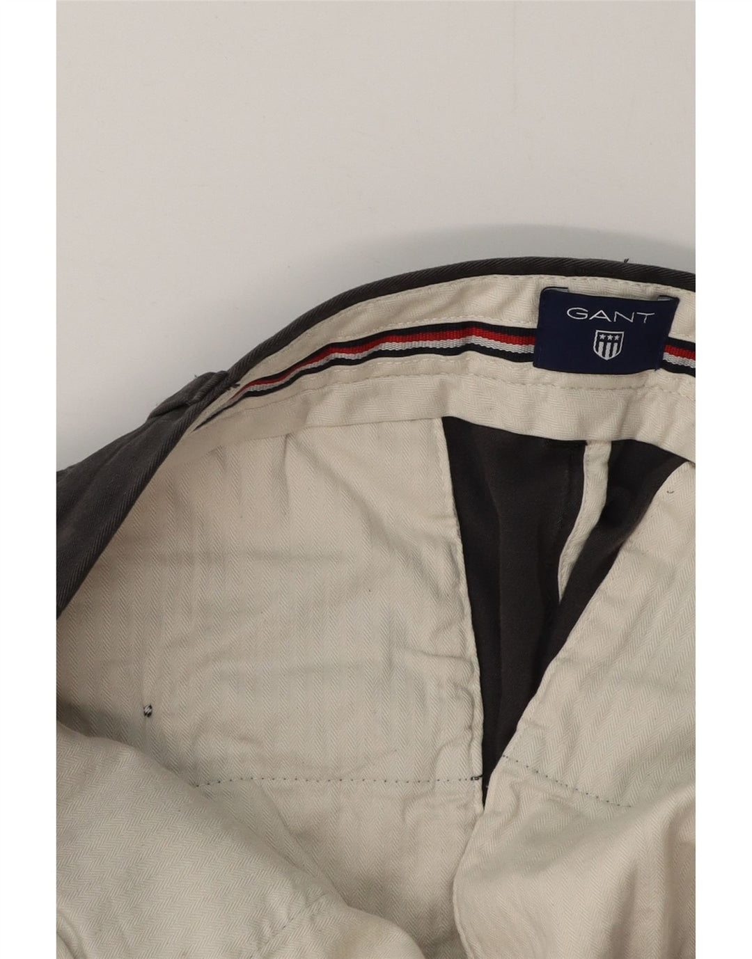 GANT Pantalón chino recto para hombre W40 L34 Gris