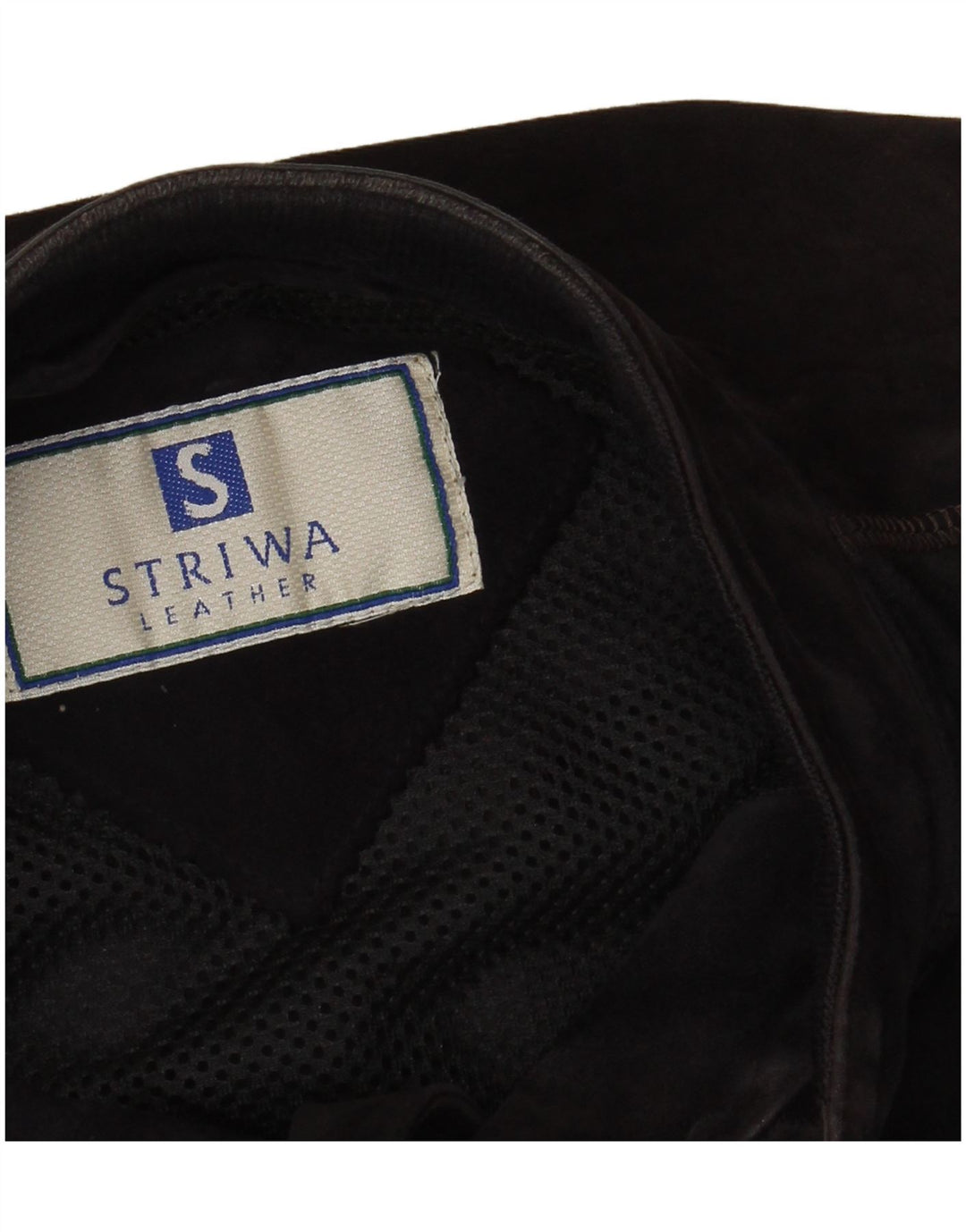 STRIWA Chaleco de ante para hombre UK 38 Medio Cuero azul marino