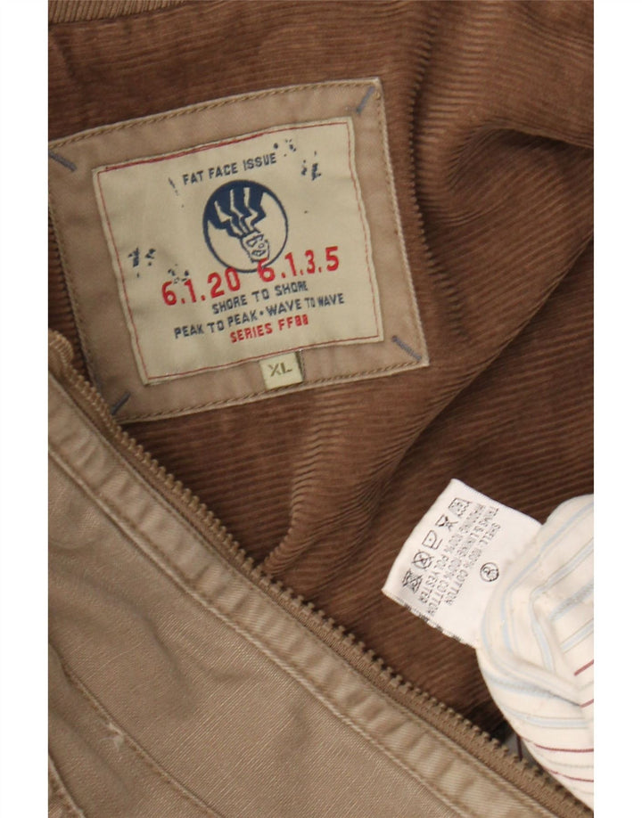 Chaqueta utilitaria para hombre Fat Face UK 42 XL Algodón beige