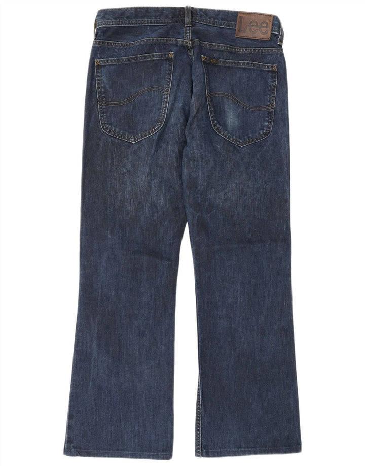 Lee Vaqueros Rectos Denver Para Hombre W33 L30 Algodón Azul