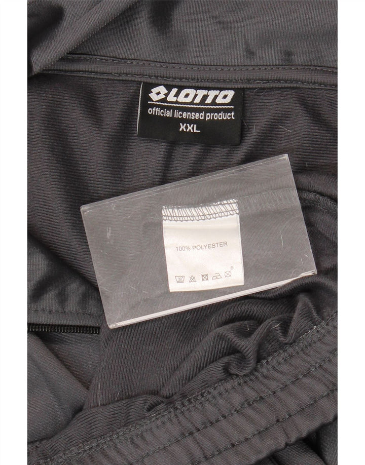 Lotto Chaqueta Top Chándal Hombre 2XL Poliéster Gris
