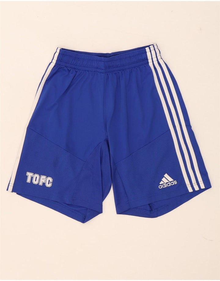 Adidas Mens Climacool Graphic Sport Shorts Pequeño Azul Poliéster