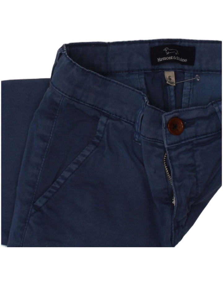 HARMONT & BLAINE Pantalón chino recto para niño 5-6 años W22 L20 Azul