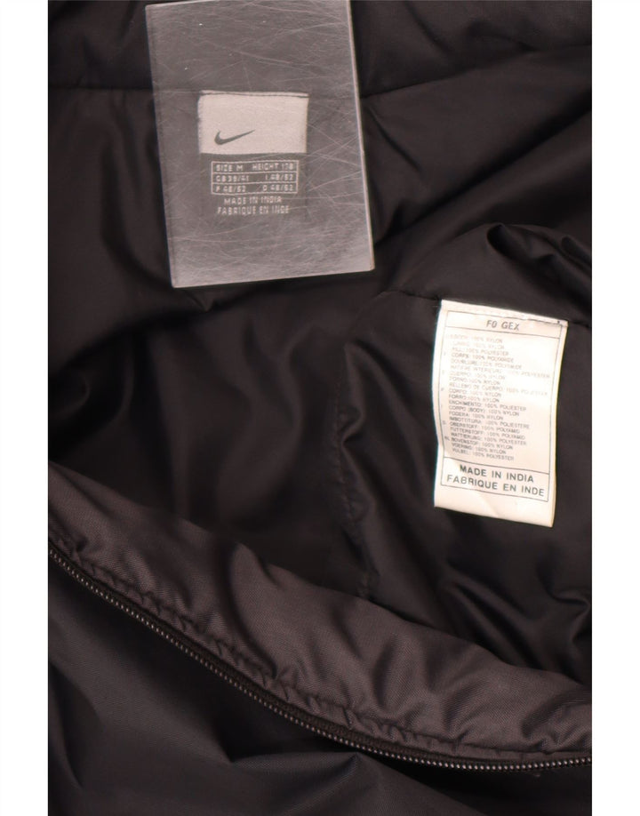 Chaqueta cortavientos Nike para hombre de nailon negro mediano