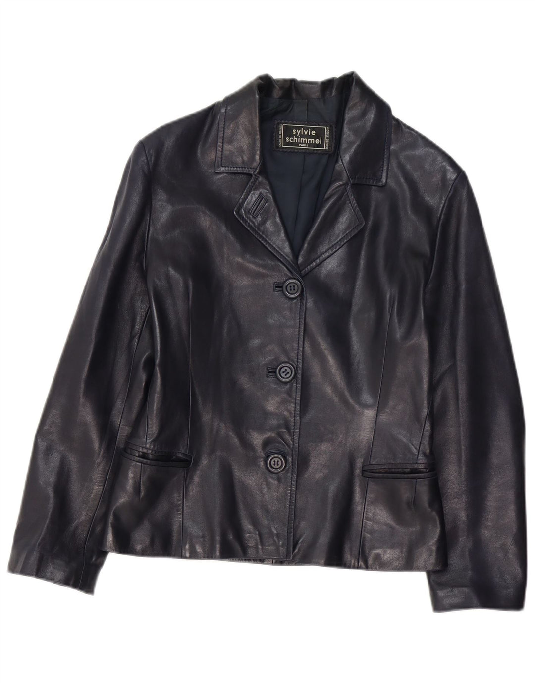 Sylvie Schimmel Chaqueta tipo blazer de 3 botones para mujer EU 38 Medium Black