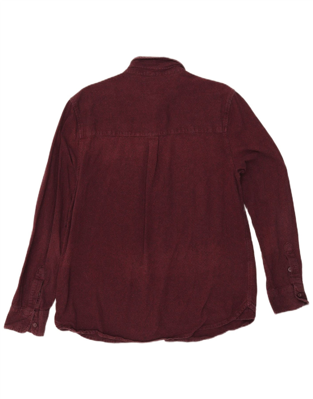 Camisa de franela para hombre de Mountain Warehouse Algodón burdeos grande