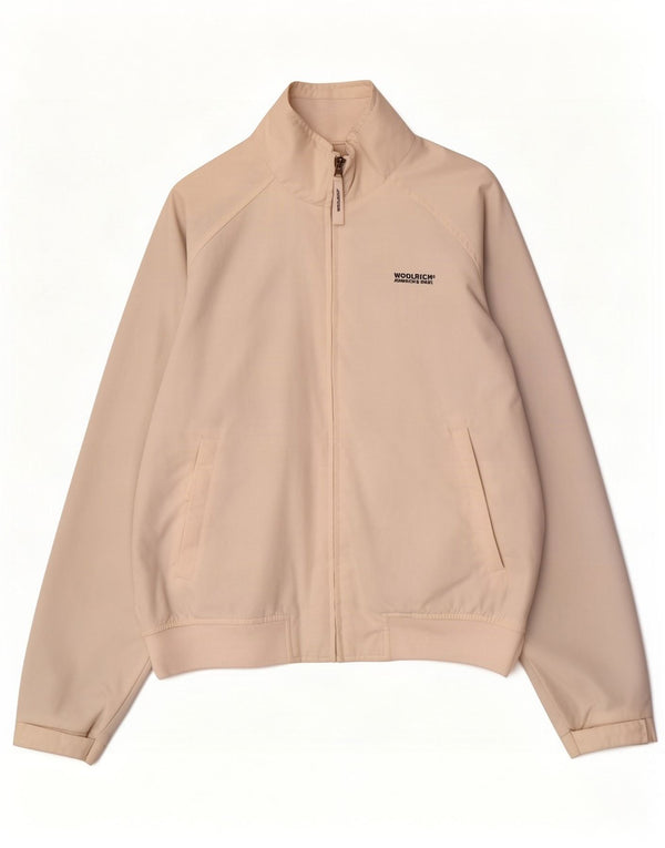 Woolrich Chaqueta cortavientos para hombre UK 40 Large Off White Nylon
