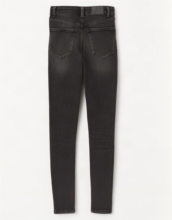 Zara Vaqueros Pitillo Mujer EU 36 XS W26 L27 Gris