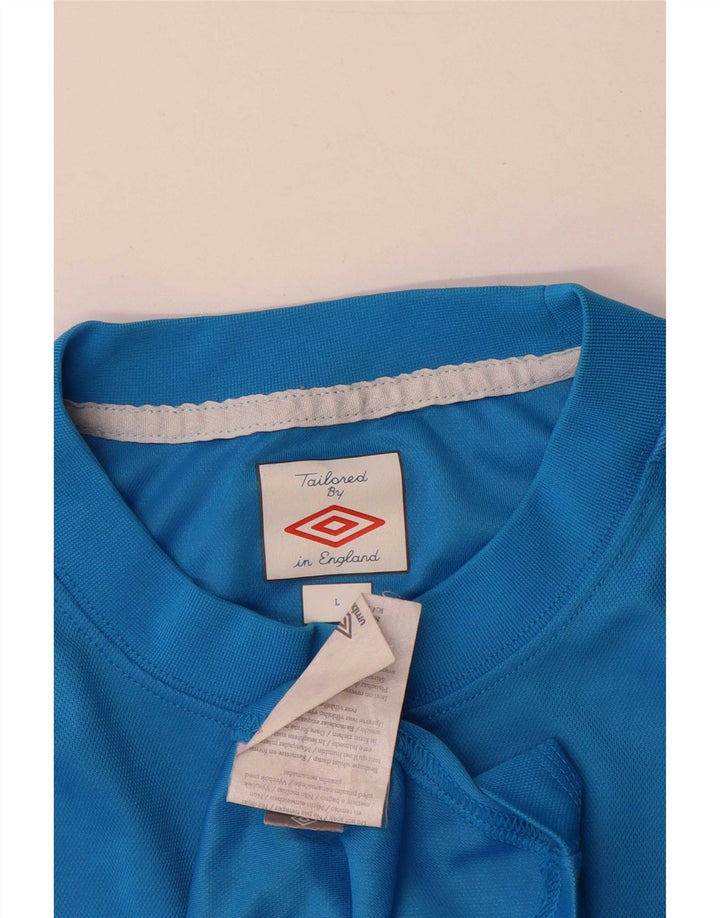 Umbro Hombre Gráfico Chaleco Top Grande Poliéster Azul