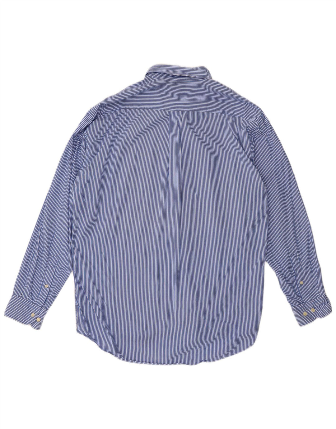 Camisa para hombre Dack's Algodón a rayas azules grandes