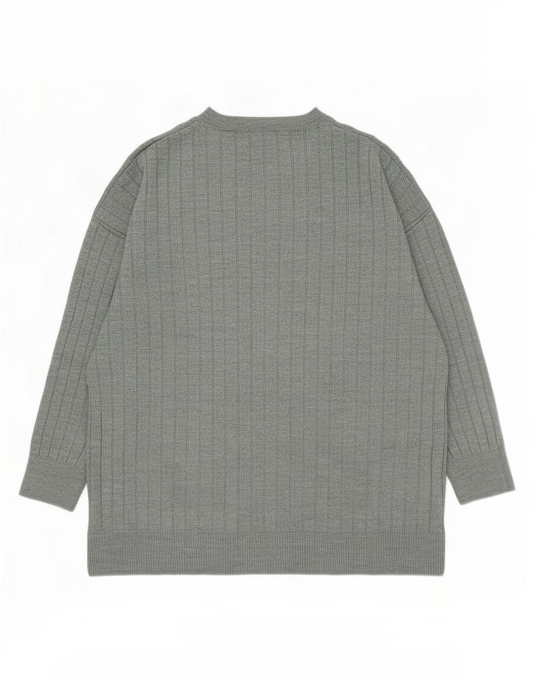 Zara Hombre Jersey Cuello Redondo Jersey Acrílico Verde Medio