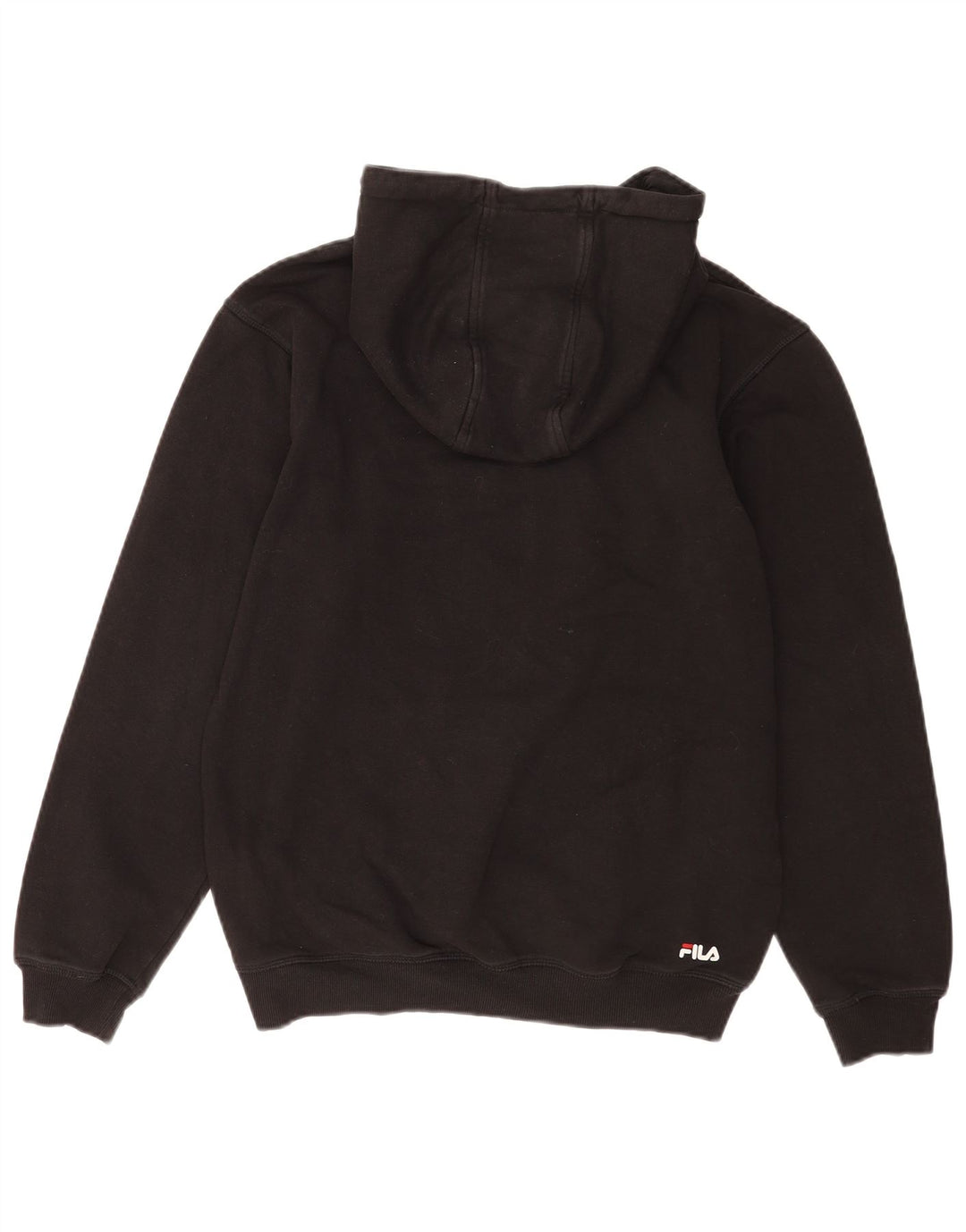 Fila Hombre Graphic Sudadera Con Capucha Jersey Pequeño Algodón Negro