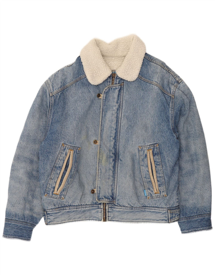 Carrera Chaqueta vaquera Sherpa para hombre UK 42 XL Azul