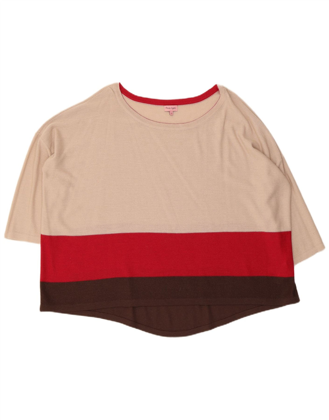 PHASE EIGHT Suéter tipo jersey de gran tamaño con cuello barco para mujer UK 40 Medium Beige