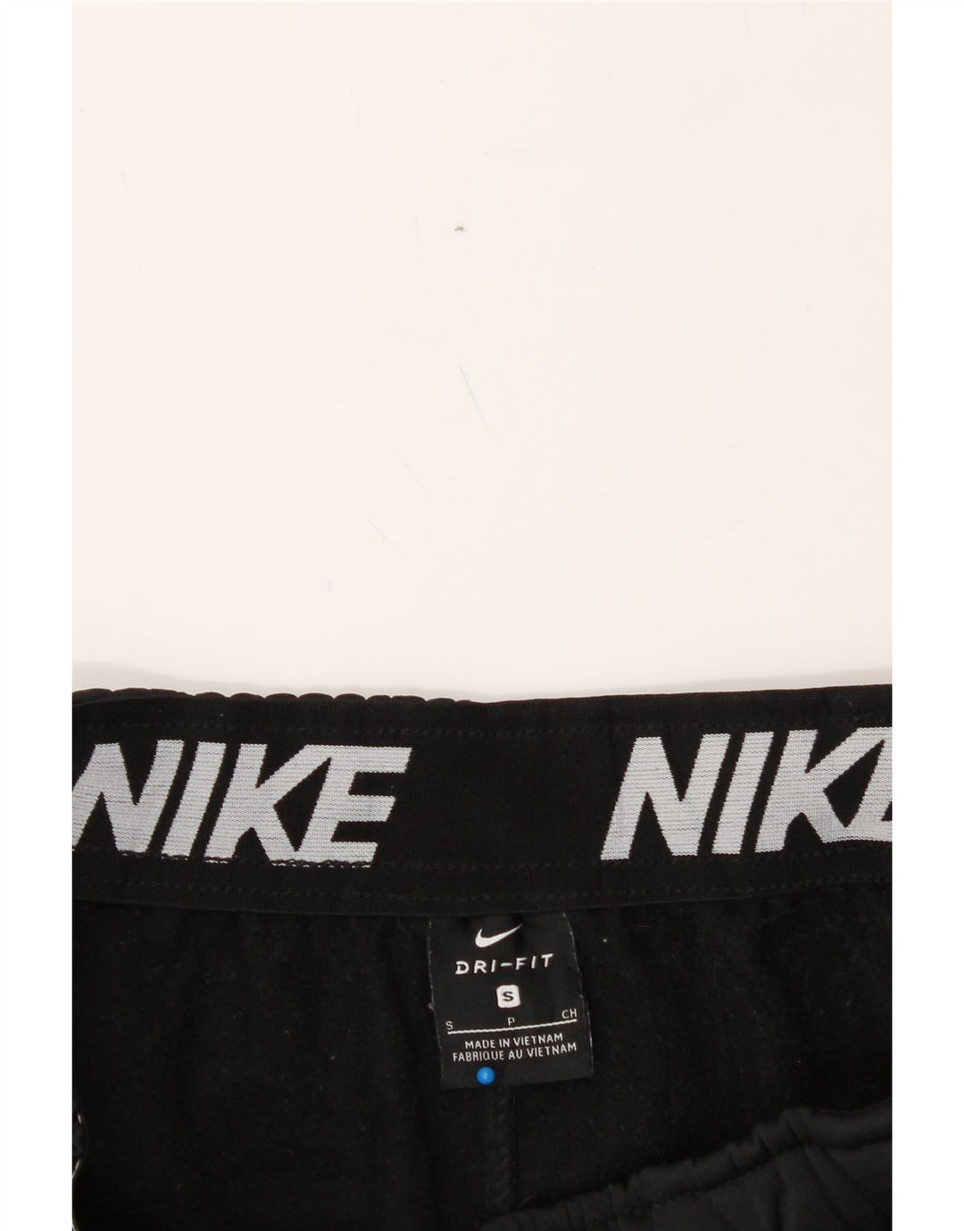 NIKE Mens Dri Fit Tracksuit Trousers Small Black Polyester Vintage Nike and Second-Hand Nike from Messina Hembry 