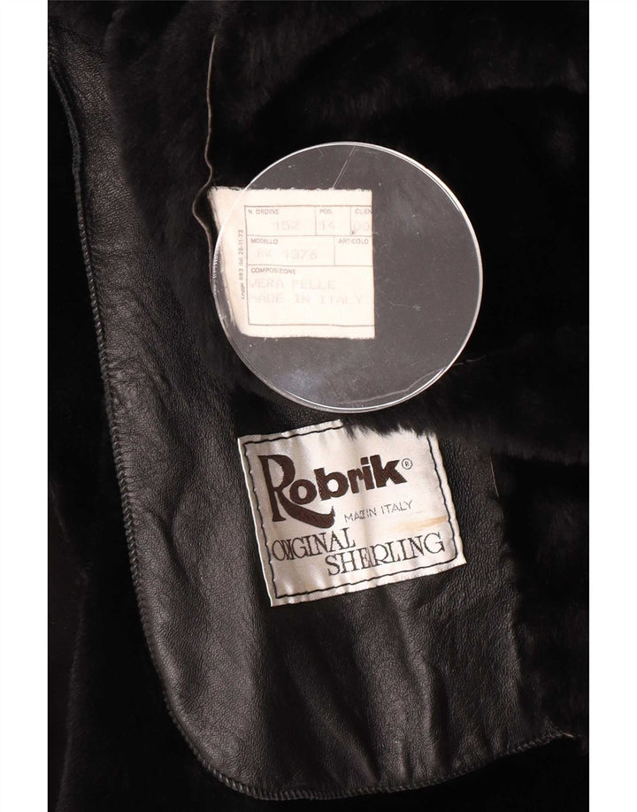 Robrik Capa de piel de oveja para mujer IT 44 Marrón medio
