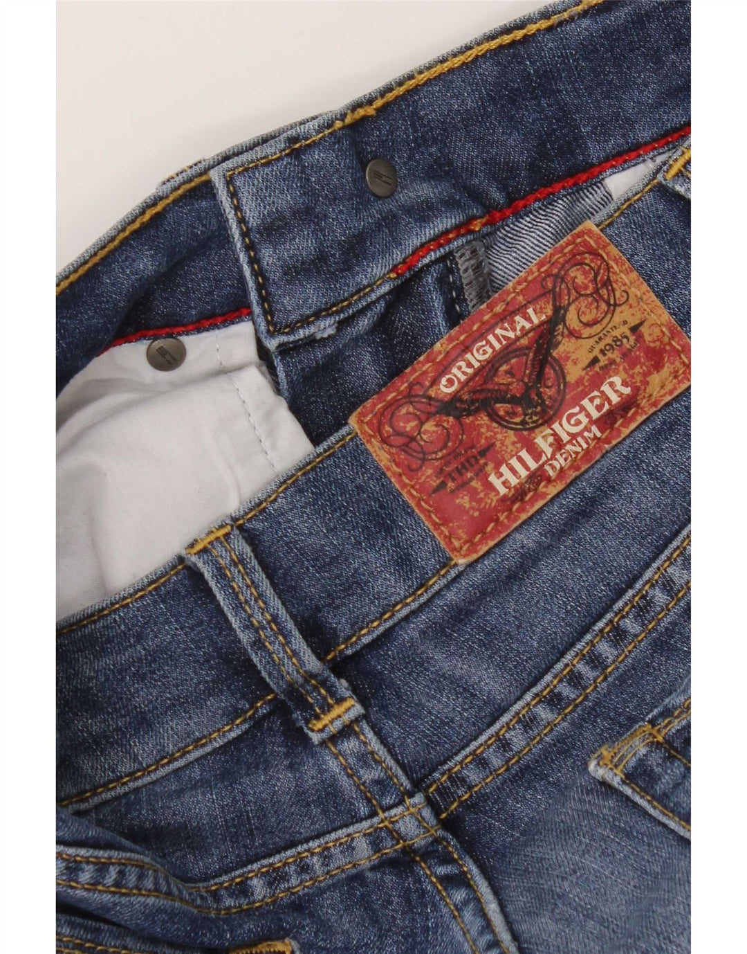 Vaqueros Rectos Tommy Hilfiger Mujer W26 L30 Azul