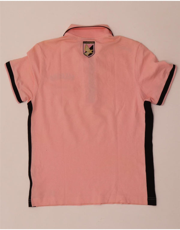 Lotto Hombre Polo Gráfico De Algodón Color Block Rosa Medio