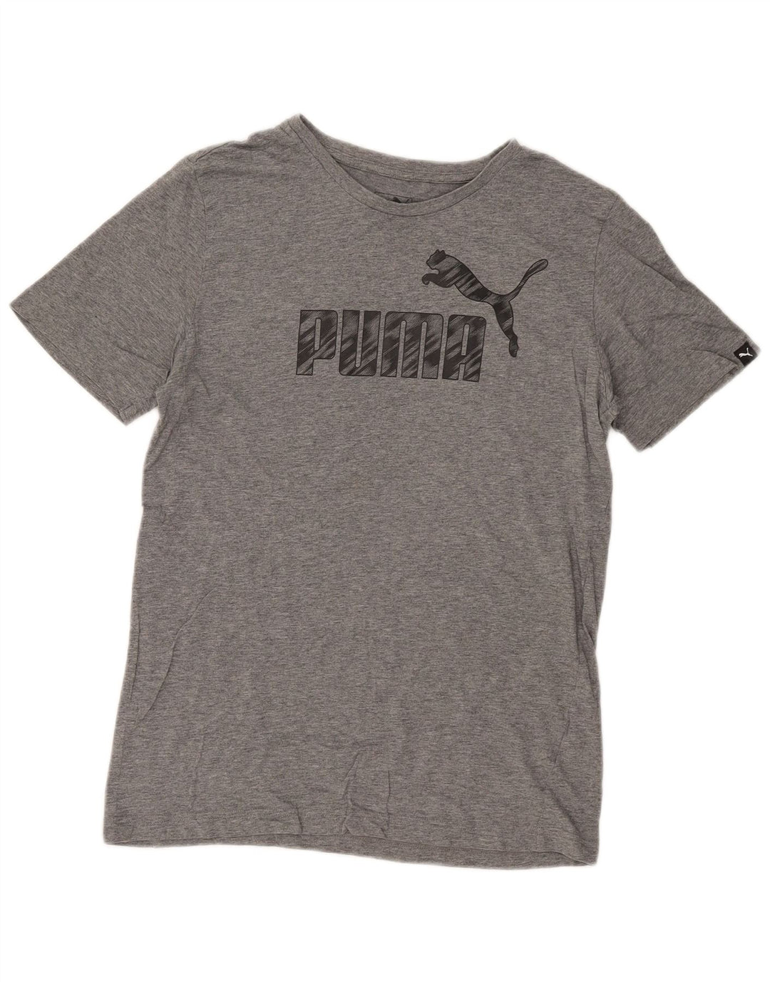 Puma - Camiseta gráfica para hombre, talla pequeña, gris