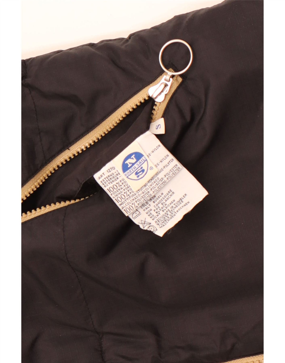 Chaleco acolchado reversible para hombre North Sails UK 36 Small Poliamida negra