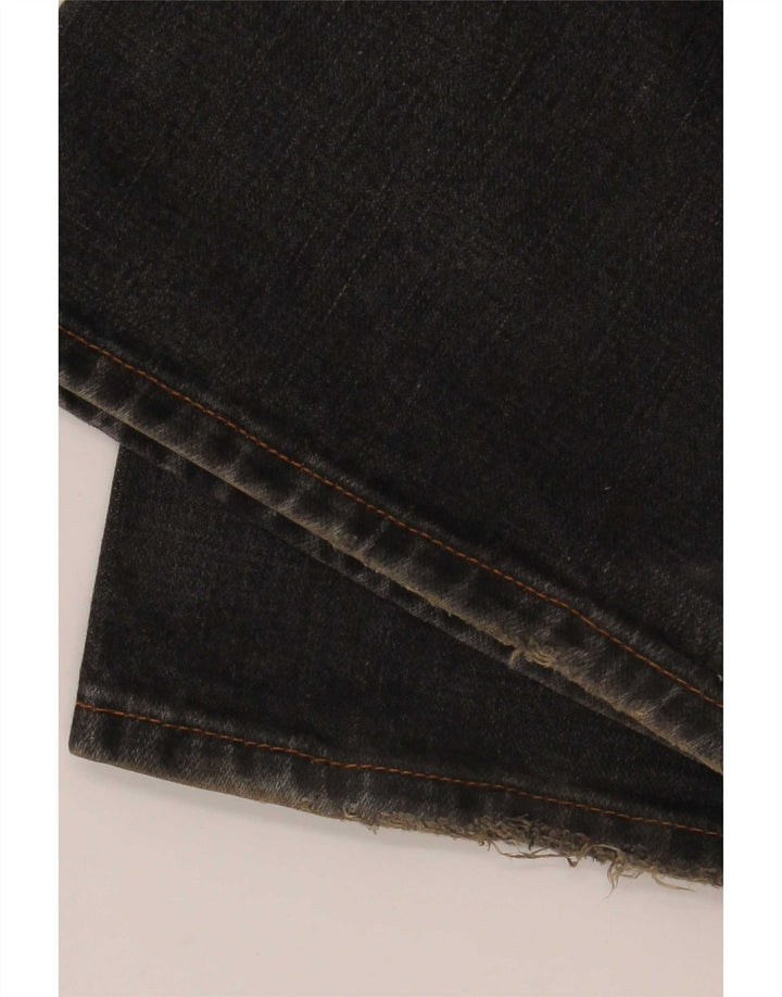 Vaqueros Acampanados Diesel Mujer W27 L32 Algodón Negro