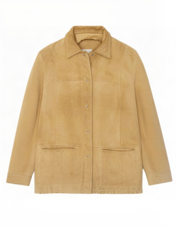 Martin Eden Chaqueta de ante para mujer IT 42 Cuero beige medio